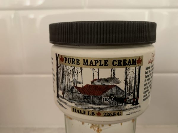 Pure Maple Syrup log cabin label