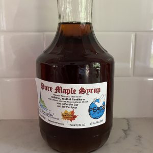 Glass Decantur Maple Syrup